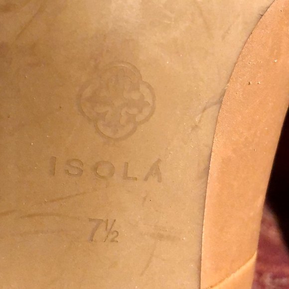 ISOLA ROSALIE PUMP.  Color: Cognac  Sz: 7.5 - Picture 10 of 11